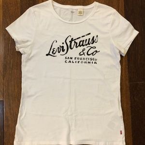 Levi Strauss white t-shirt
